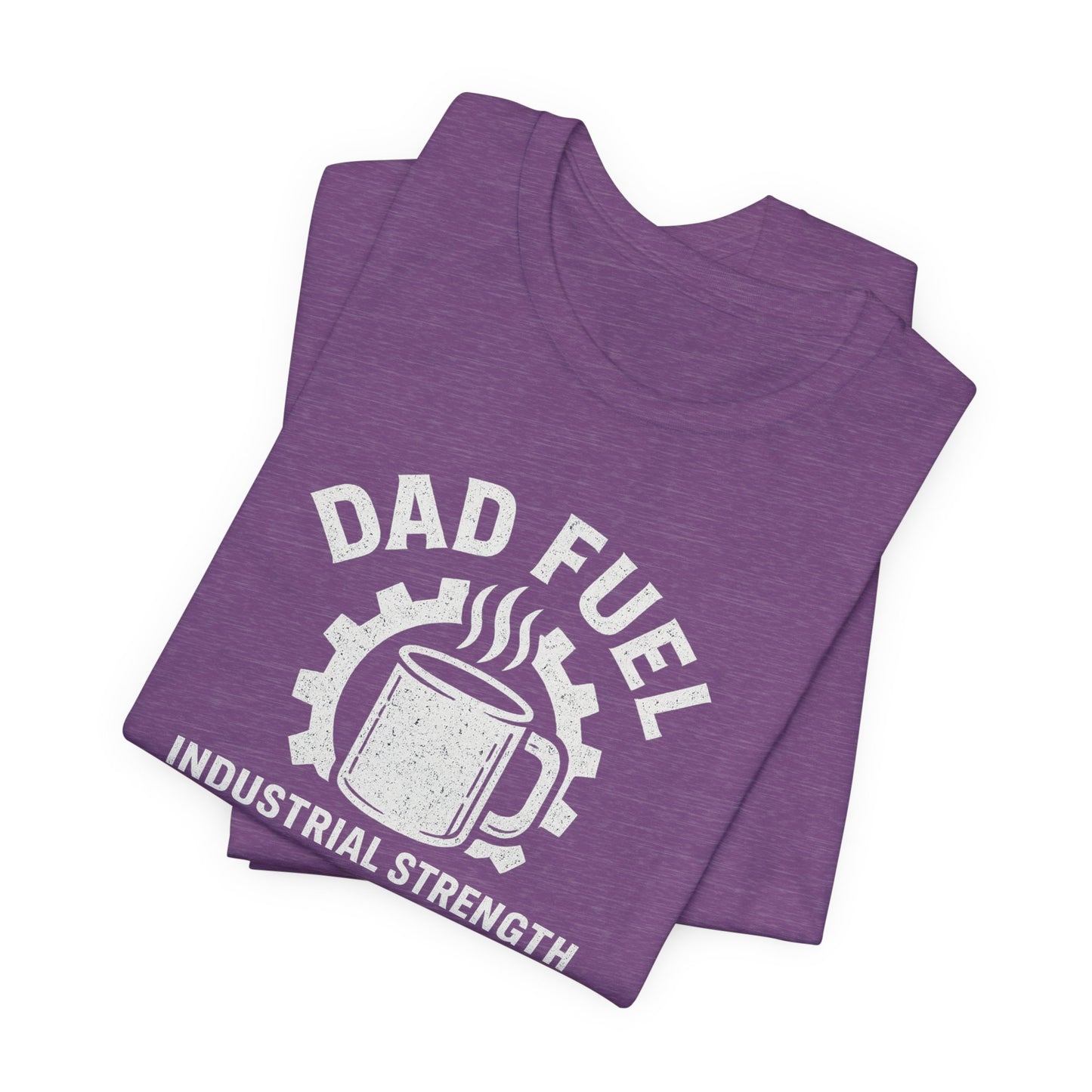 Industrial Strength Coffee Tee for Dads, Funny Gift for Father's Day, Coffee Lover T-Shirt, Unisex Casual Wear, Dad Humor Apparel