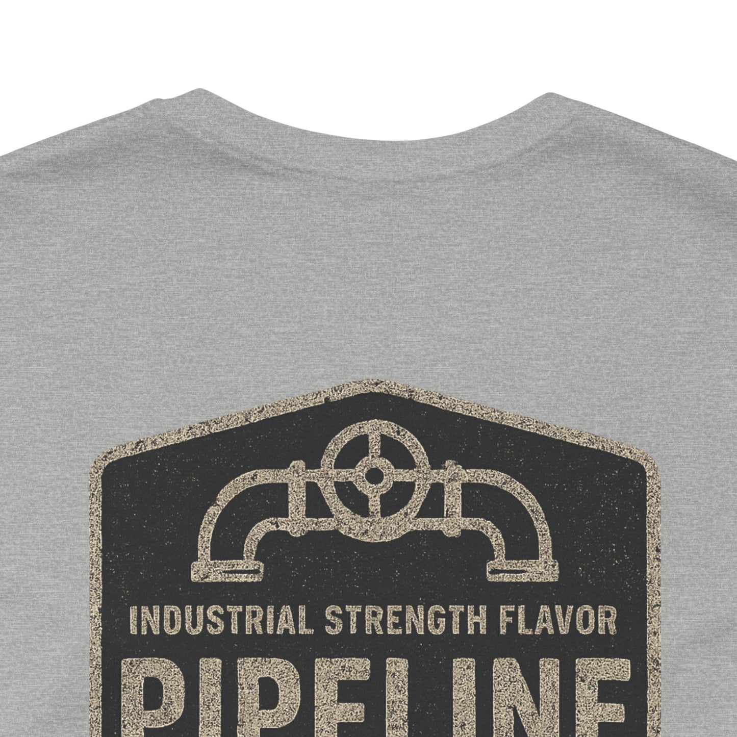 Vintage Pipeline Roast Co. Industrial Emblem T-Shirt – Distressed Workwear Coffee Tee