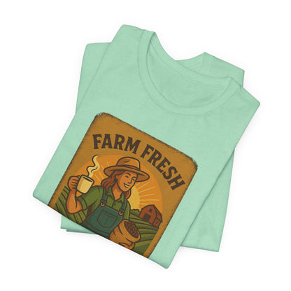Farm Fresh Unisex Jersey Tee - Pipeline Roast Co.