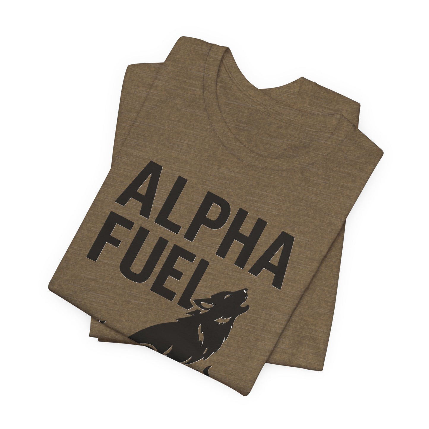 Alpha Fuel Unisex Tee, Coffee Lover T-Shirt, Gift for Baristas, Dog and Cat Owners Gift, Casual Everyday Wear