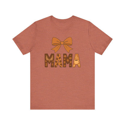 Mama Bow Tee - Cute Mother's Day Gift, Casual Everyday Wear, Family Matching Outfit, Birthday Celebration Top, Gift for Moms