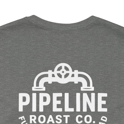 Steel Worker Coffee T-Shirt – Industrial Graphic Tee for Hardworking Coffee Fans