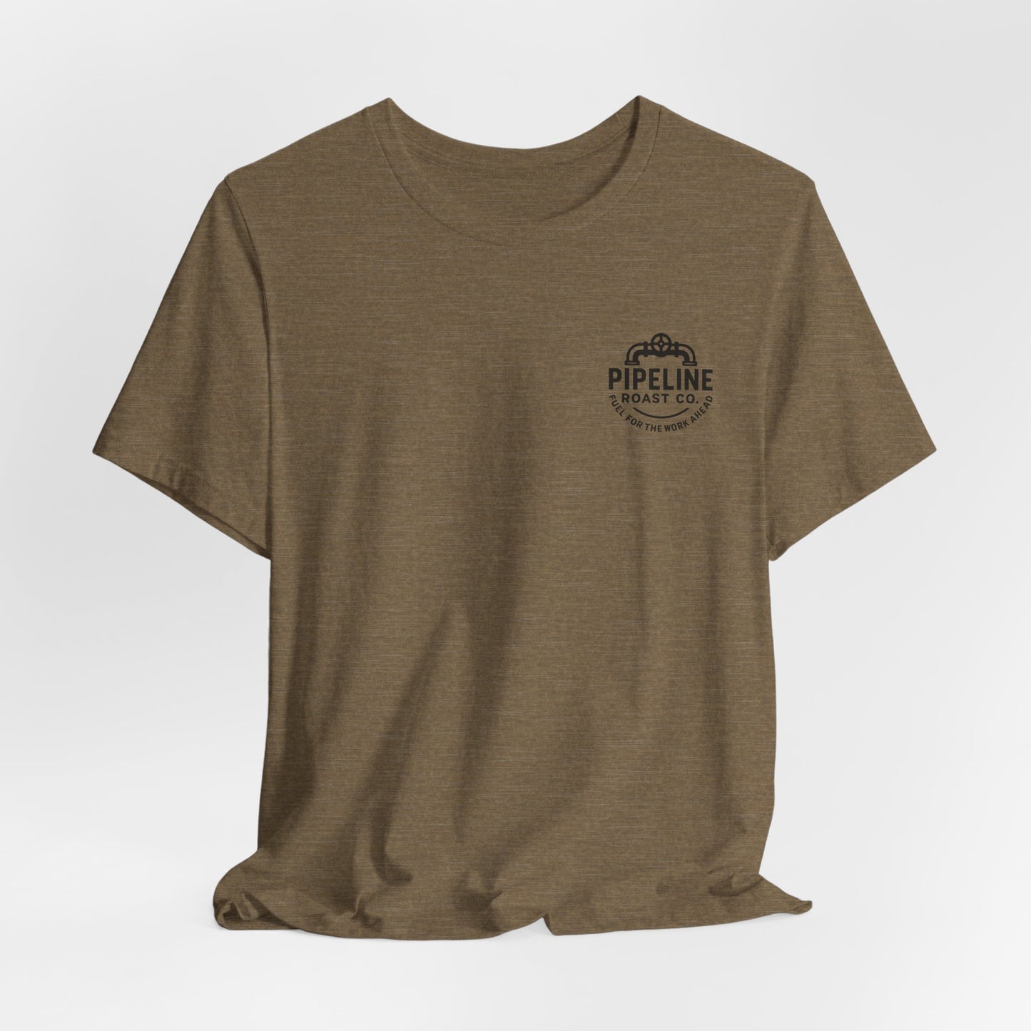 Rusty Vintage Pipeline Roast Co. Industrial Seal Tee – Rugged Workwear Style Coffee Shirt