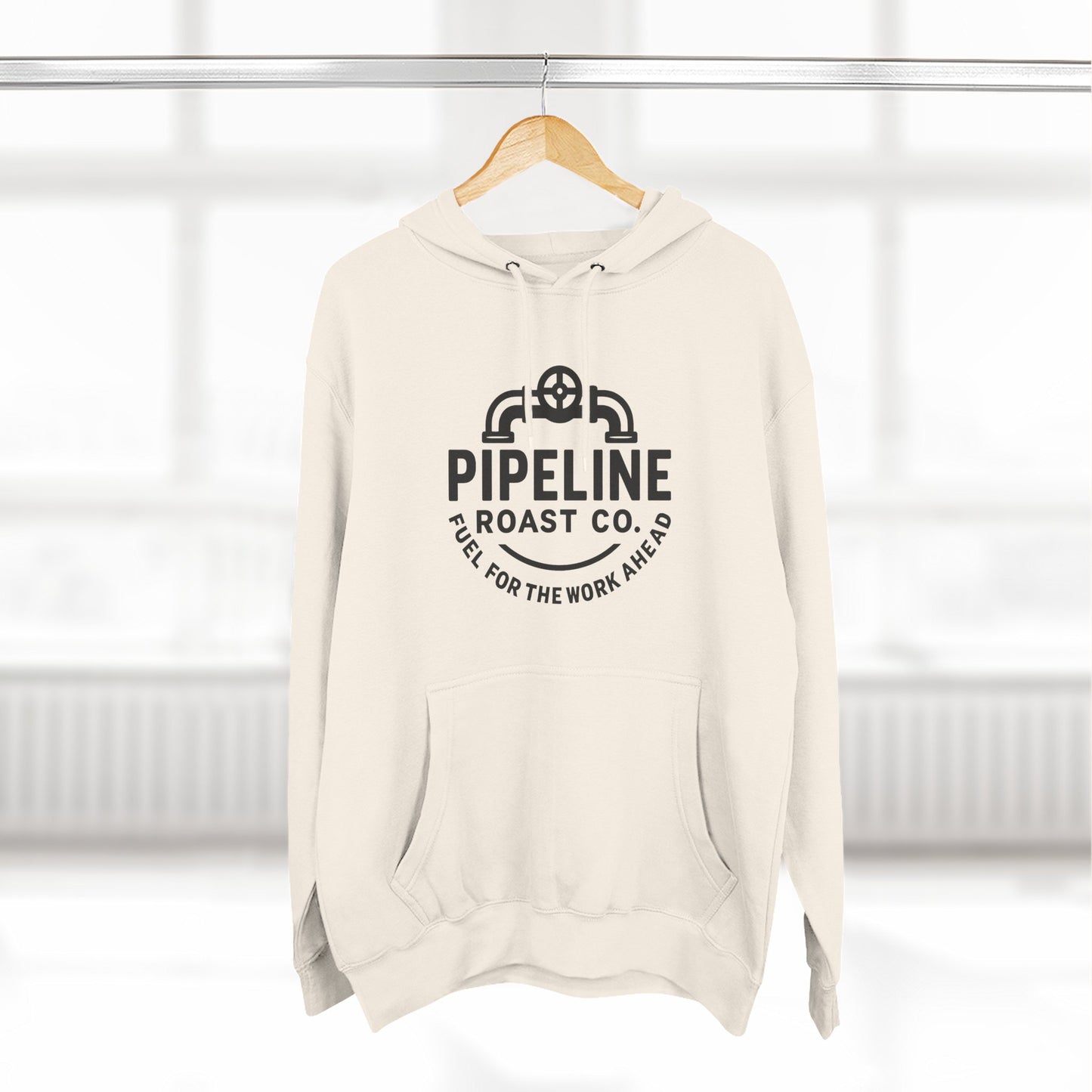 Pipeline Roast Co. Branded Hoodie – Cozy Coffee Hoodie for Hardworking Comfort
