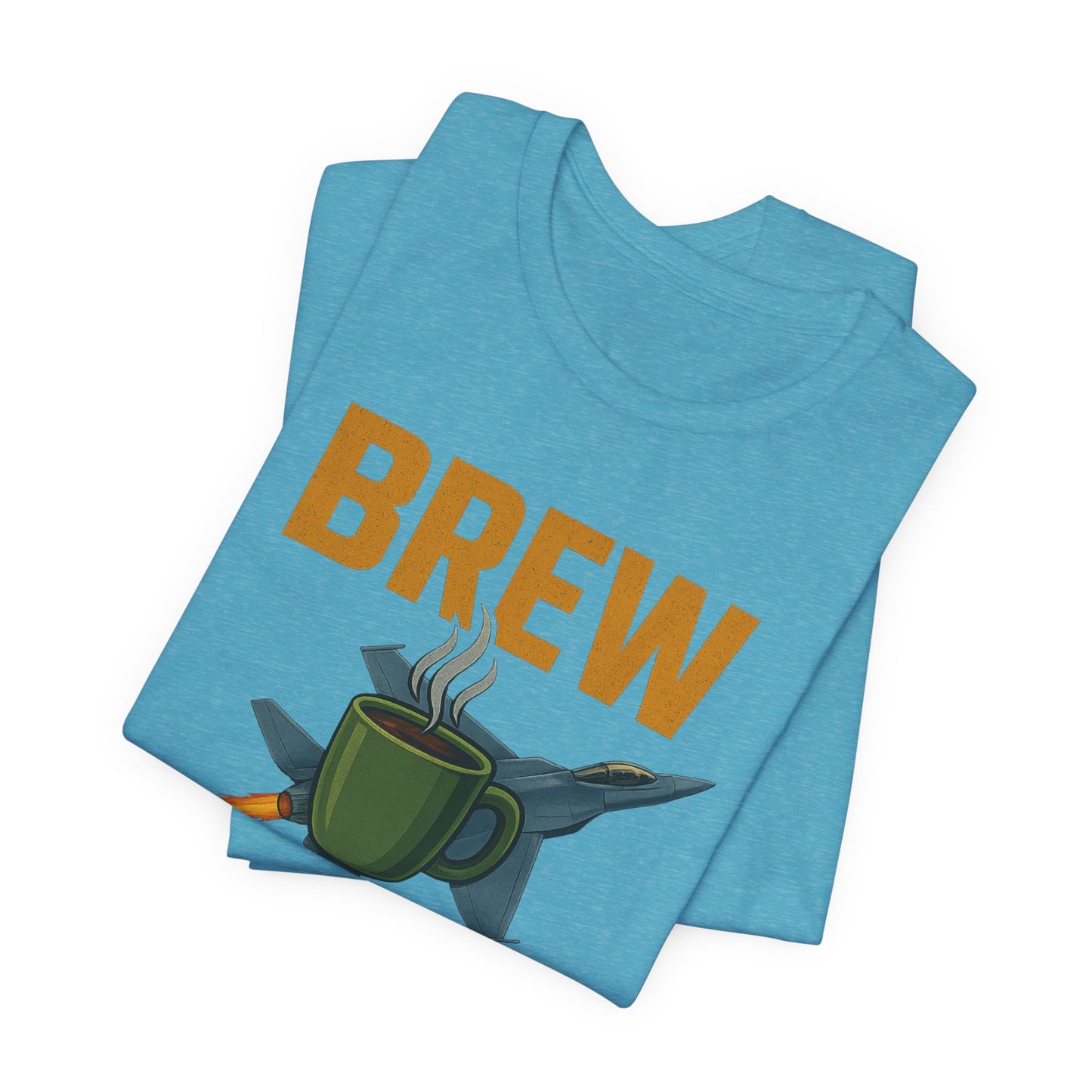 Brew Force Coffee Tee, Unisex Coffee Lover's T-Shirt, Gifts for Baristas, Father’s Day Gift, Coffee Enthusiast Apparel