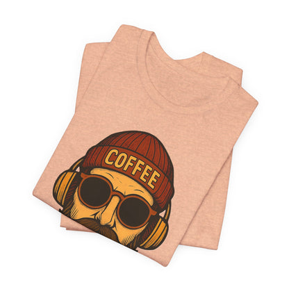 Coffee Lover's Unisex Tee - Perfect for Baristas, Father's Day, Casual Wear, Gifts, Coffee Shop Vibe, Hipster Style