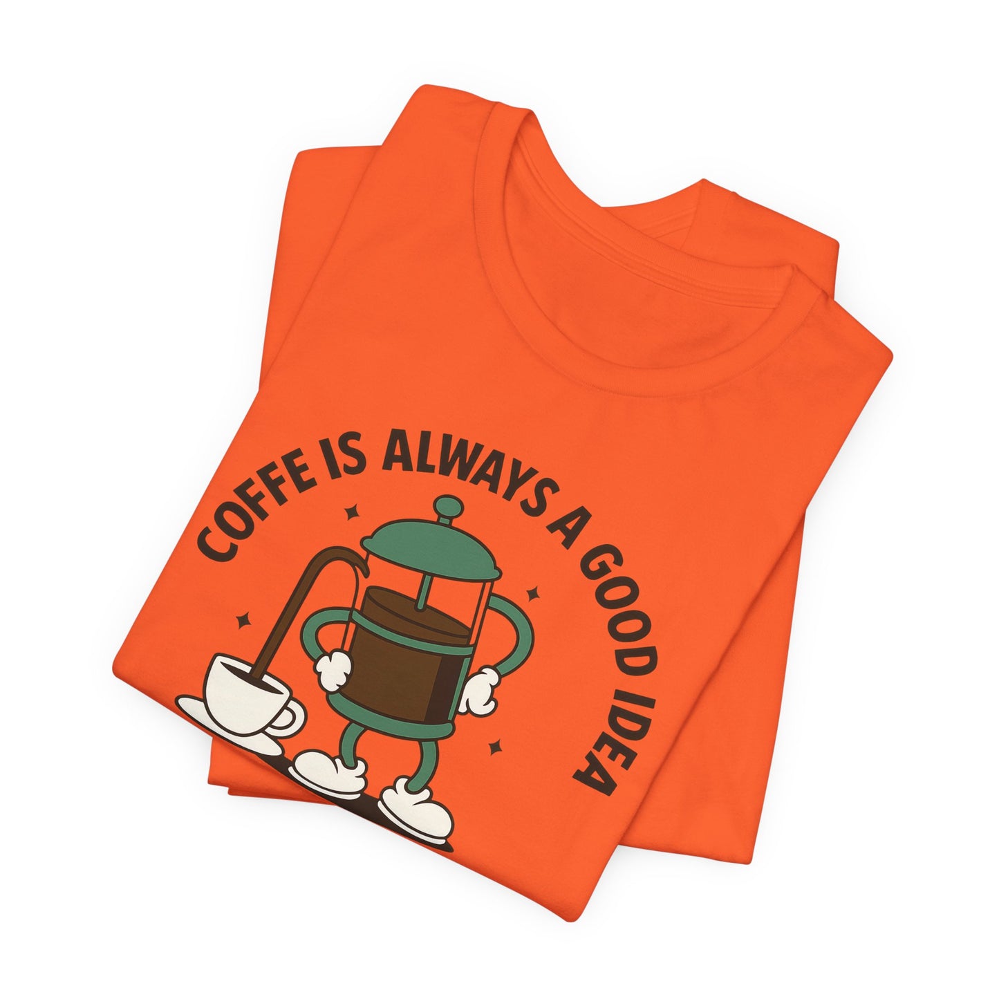 Coffee Lover's Short Sleeve Tee, Unisex Jersey T-Shirt, Casual Gift for Coffee Enthusiasts, Perfect for Birthdays, Coffee Breaks, Cozy Vibe