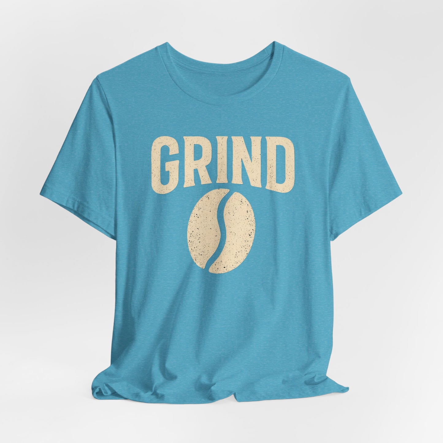 Unisex Coffee Grind Tee - Motivational Workout Shirt, Perfect for Coffee Lovers, Gym Enthusiasts, Gift for Coffee Lovers, Casual Wear
