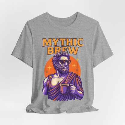 Mythic Brew Tee - Unisex Graphic T-Shirt, Coffee Lover Shirt, Gifts for Him, Vintage Style Tee, Casual Wear