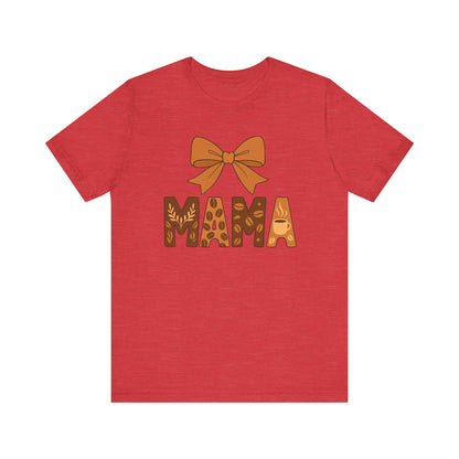 Mama Bow Tee - Cute Mother's Day Gift, Casual Everyday Wear, Family Matching Outfit, Birthday Celebration Top, Gift for Moms