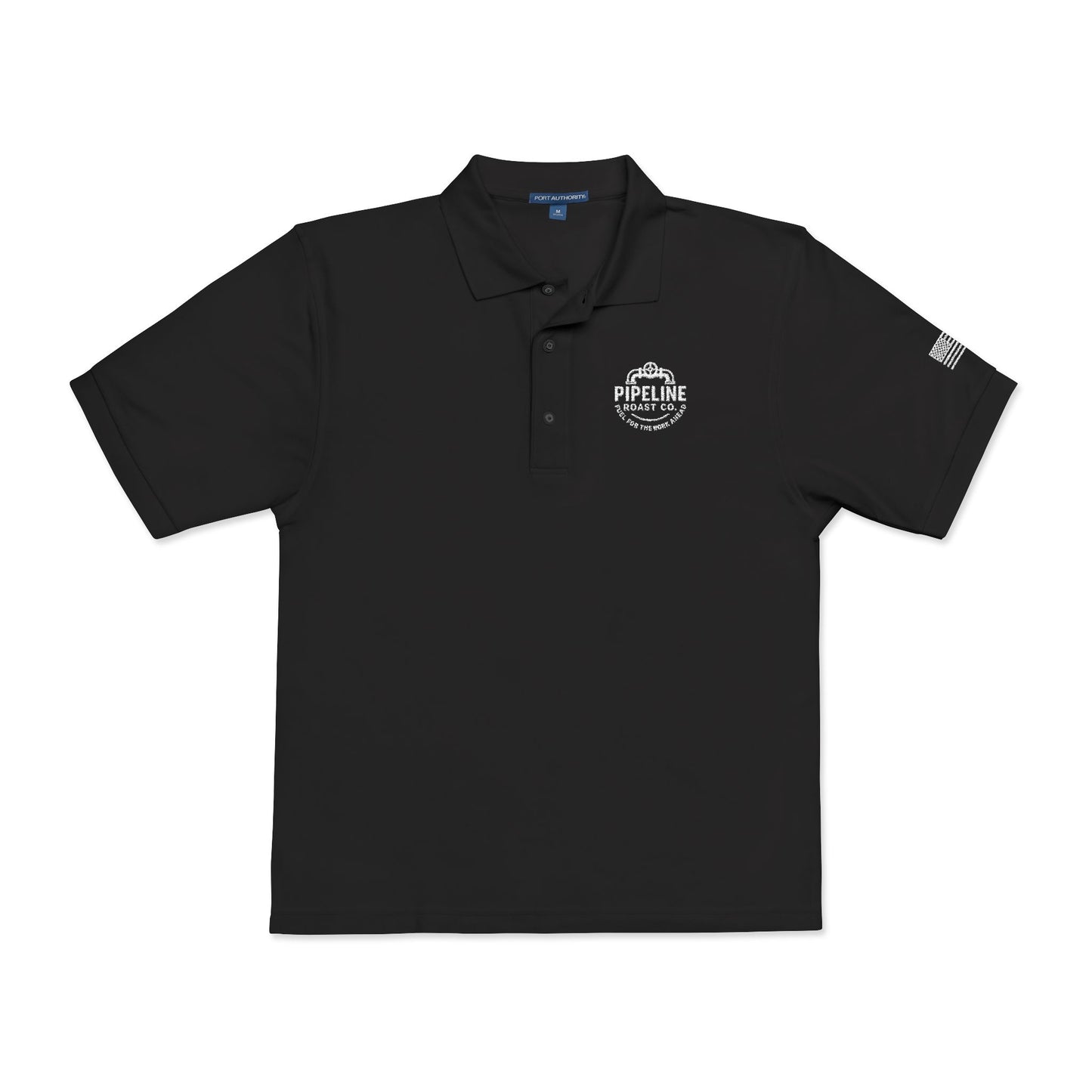 Pipeline Roast Co. Branded Polo – Classic Port Authority Coffee Apparel