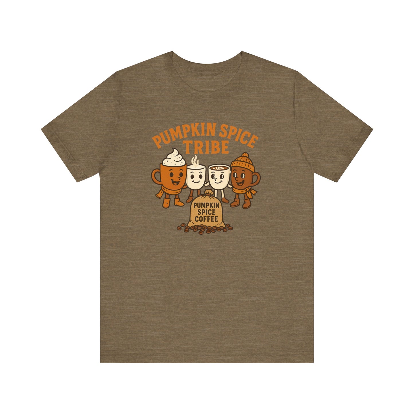 Pumpkin Spice Tribe Tee, Fall T-Shirt, Coffee Lover Gift, Unisex Shirt, Autumn Apparel, Pumpkin Spice Shirt