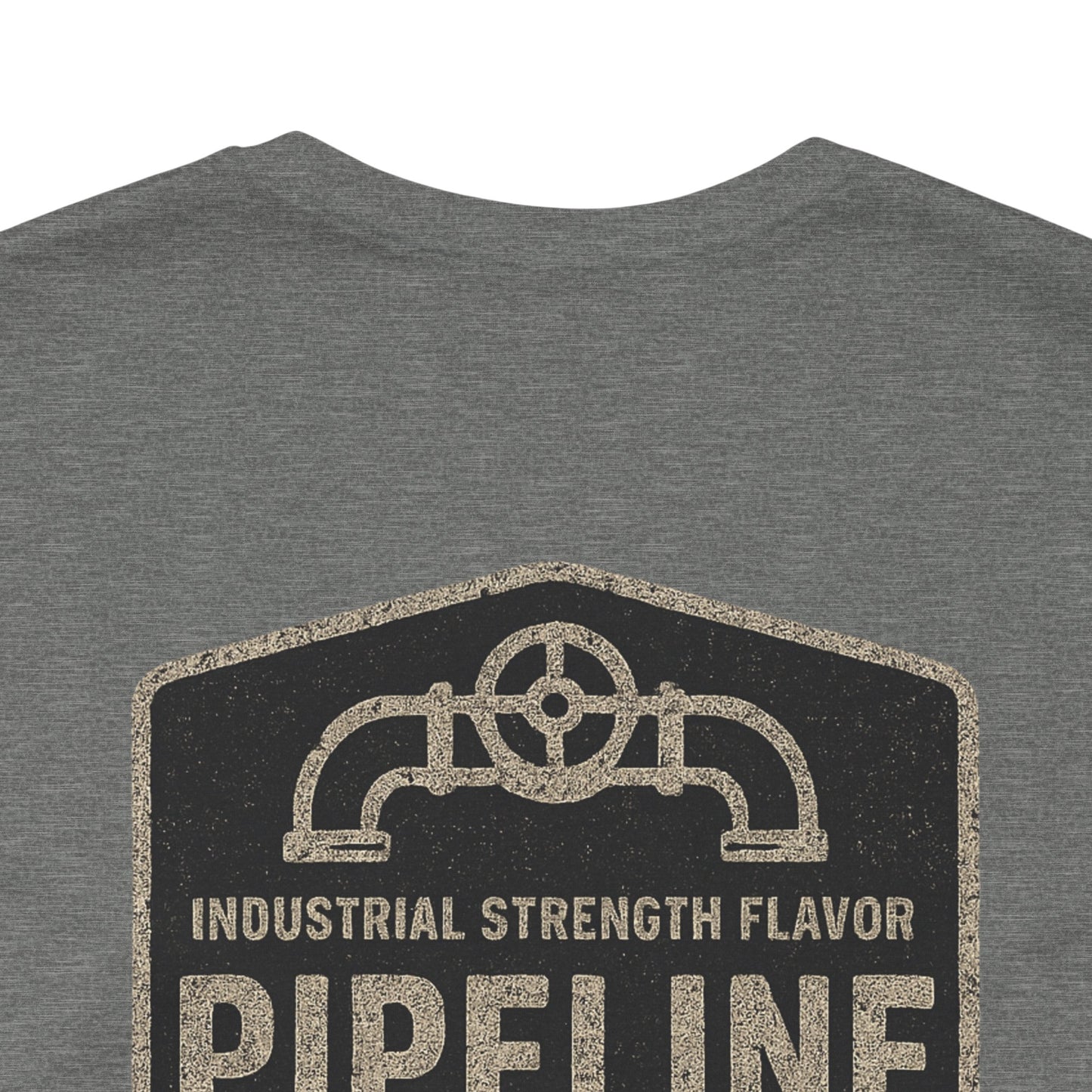 Vintage Pipeline Roast Co. Industrial Emblem T-Shirt – Distressed Workwear Coffee Tee