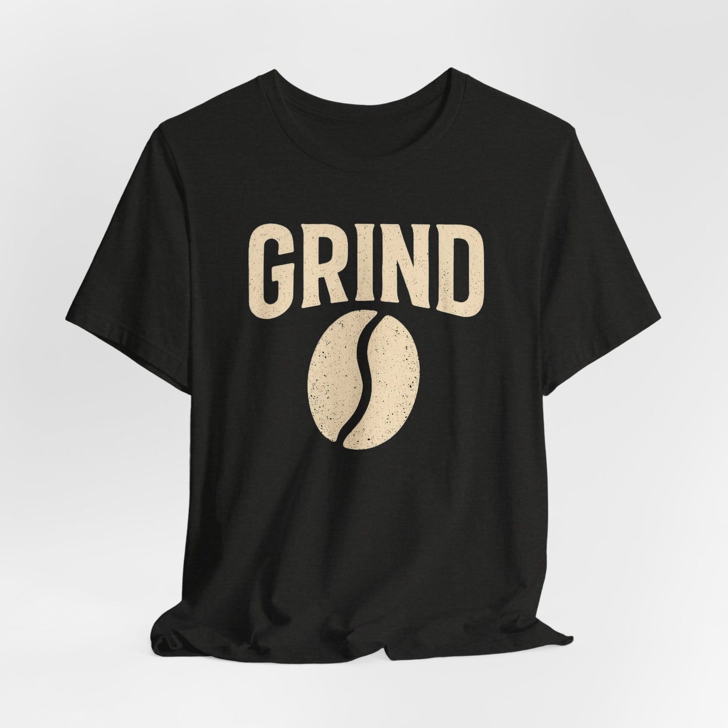 Unisex Coffee Grind Tee - Motivational Workout Shirt, Perfect for Coffee Lovers, Gym Enthusiasts, Gift for Coffee Lovers, Casual Wear