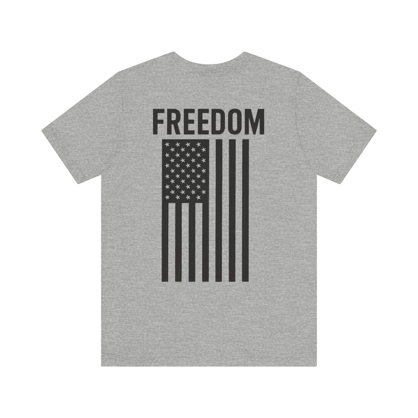 Freedom Flag Unisex Tee - Patriotic Shirt for Independence Day, Casual Wear, USA Pride, Gift for Veterans, Summer Style
