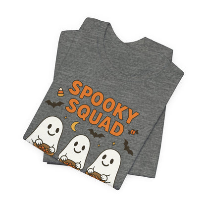Spooky Squad Coffee Ghosts Tee – Halloween Shirt for Coffee Lovers