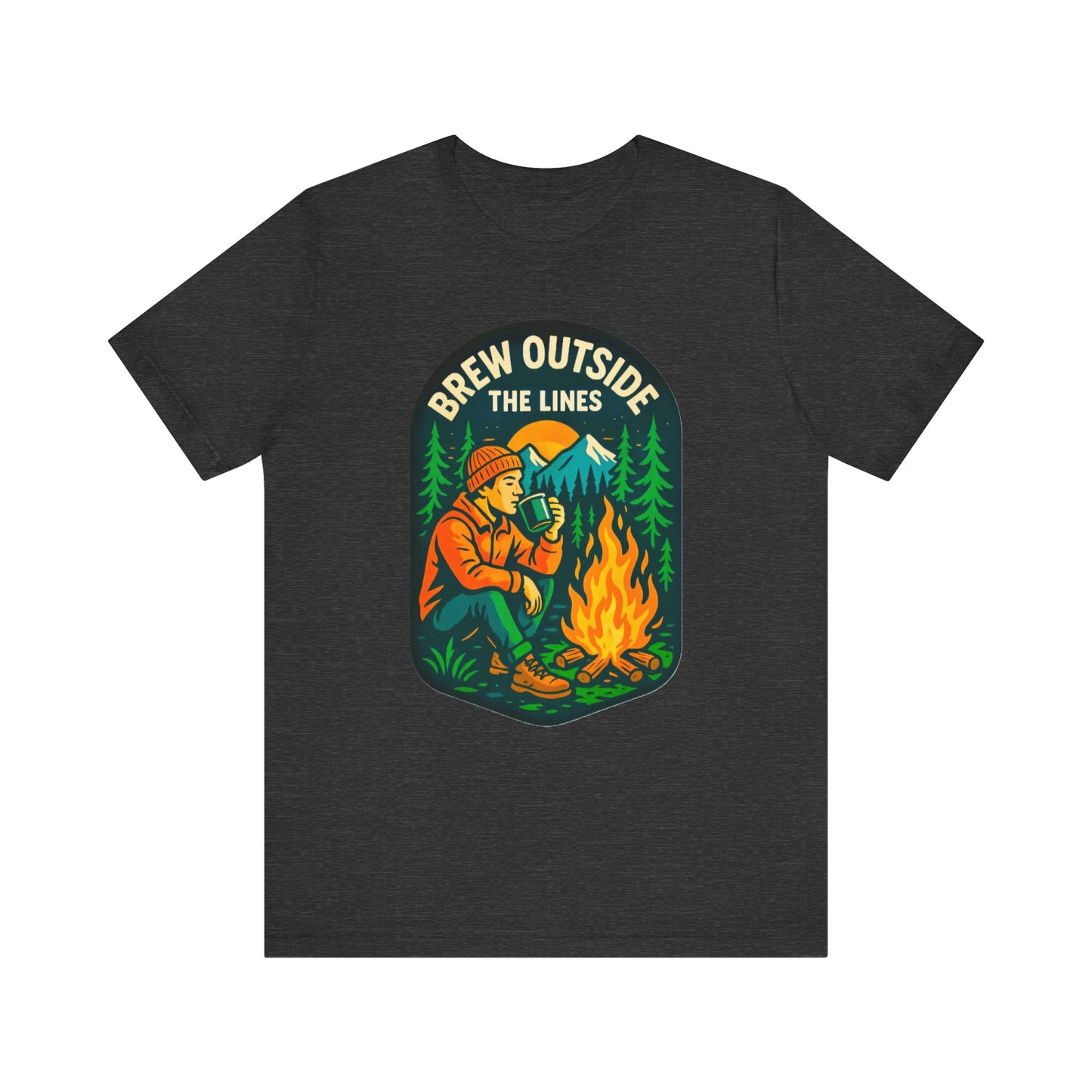 Outdoor Adventure Tee with Retro Campfire Design, Unisex Casual Shirt, Perfect for Camping, Hiking, Gifts for Nature Lovers, Outdoor [...]