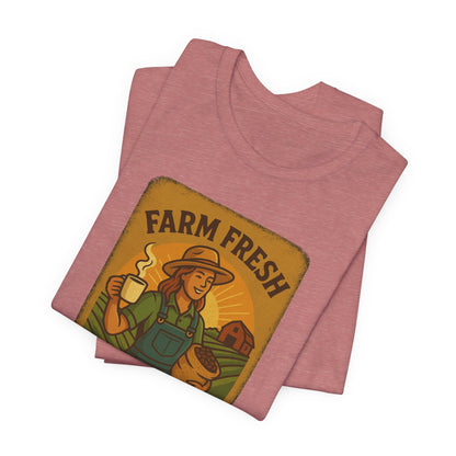 Farm Fresh Unisex Jersey Tee - Pipeline Roast Co.