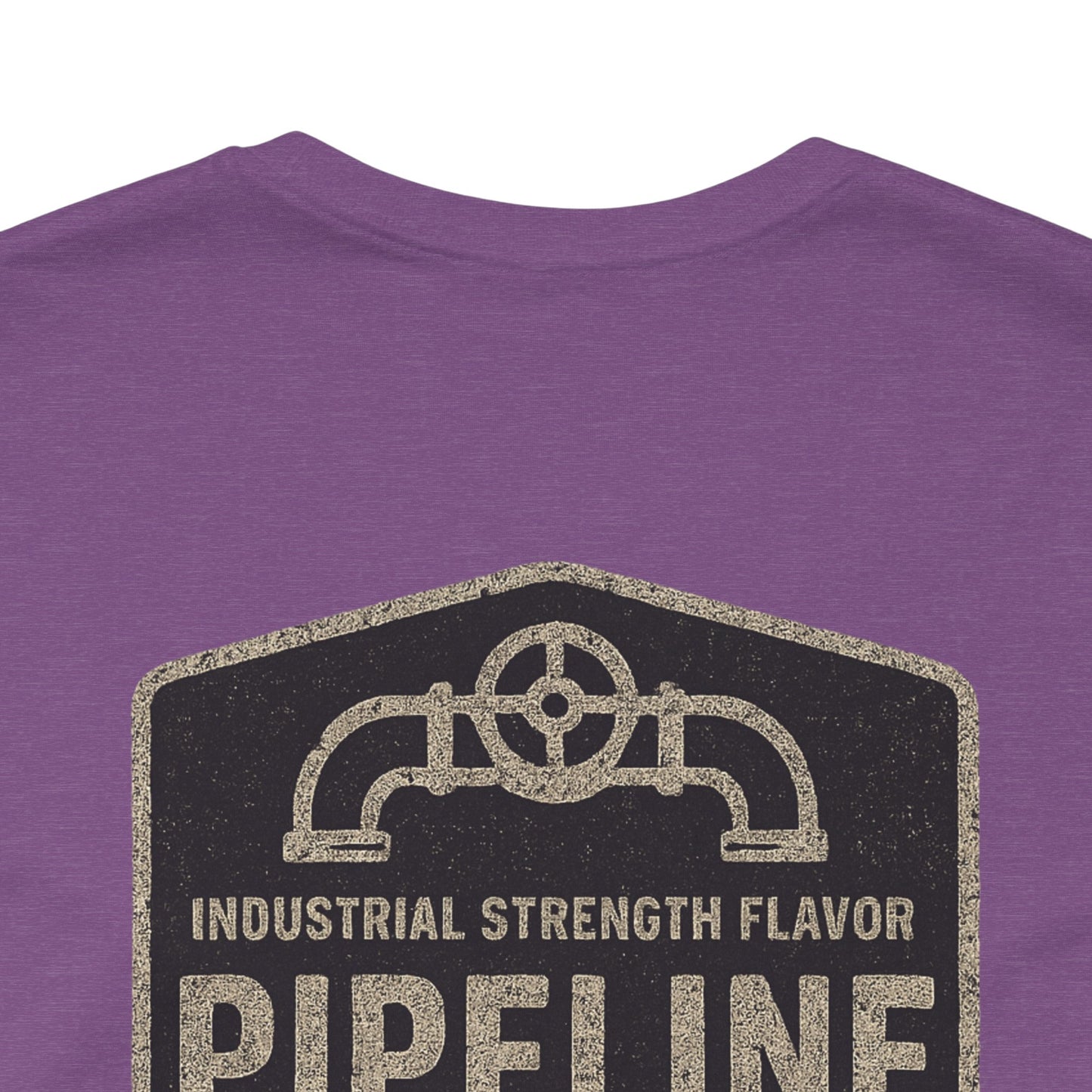 Vintage Pipeline Roast Co. Industrial Emblem T-Shirt – Distressed Workwear Coffee Tee