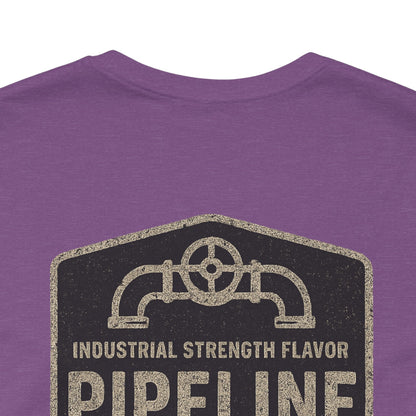 Vintage Pipeline Roast Co. Industrial Emblem T-Shirt – Distressed Workwear Coffee Tee