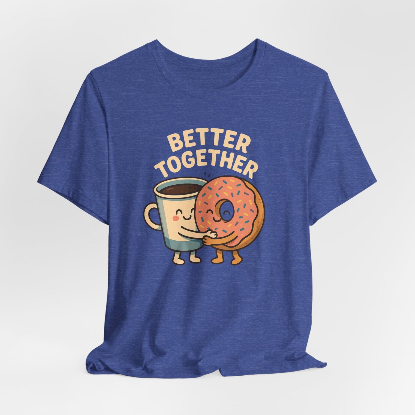 Cute Coffee and Donut Tee, Unisex Jersey Short Sleeve Tee, Funny Food Lover Shirt, Gift for Coffee Lovers, Cute Breakfast Apparel, [...]