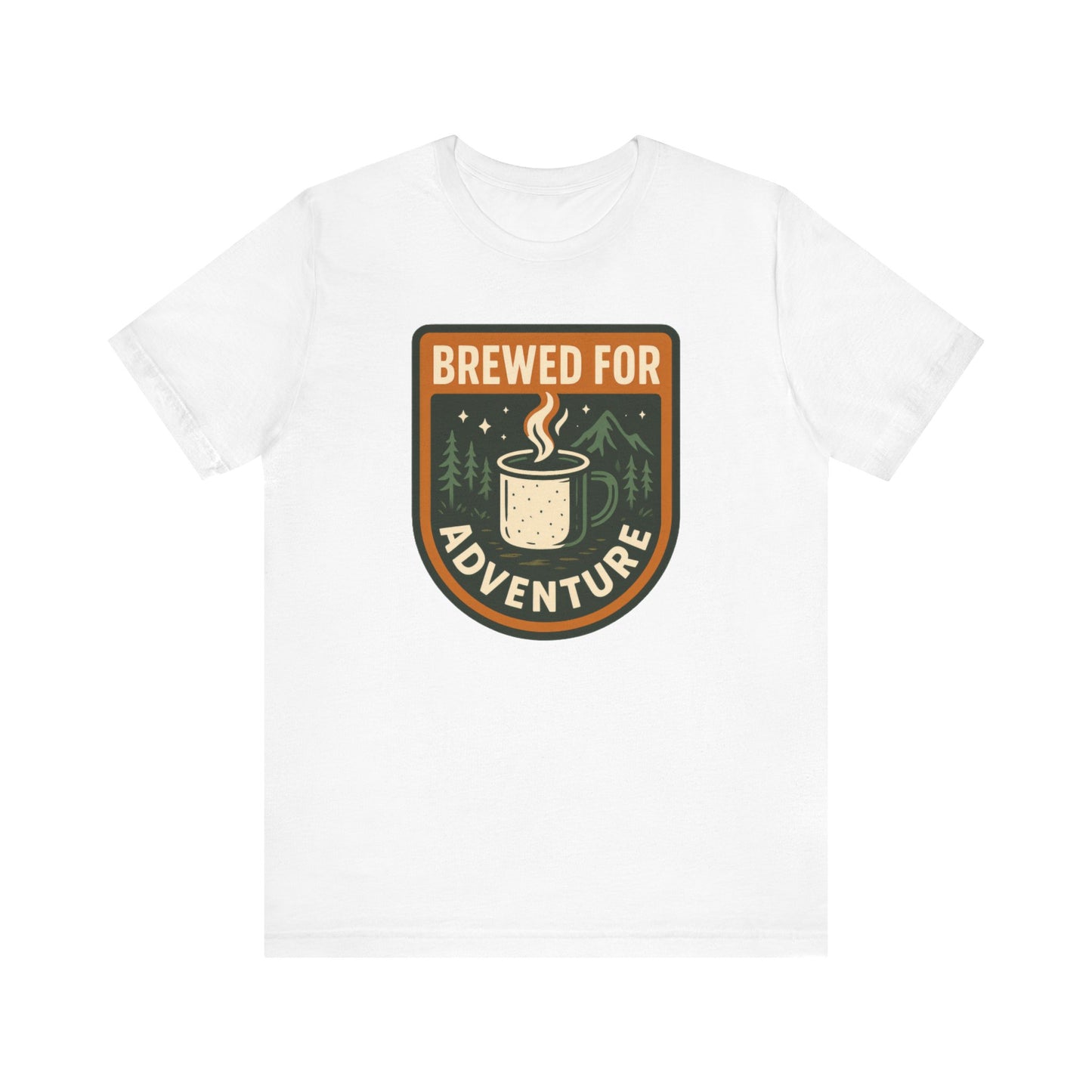 Adventure Brewed Graphic Tee - Perfect for Outdoors Lovers, Travel, Hiking, Camping, Gift for Adventurers