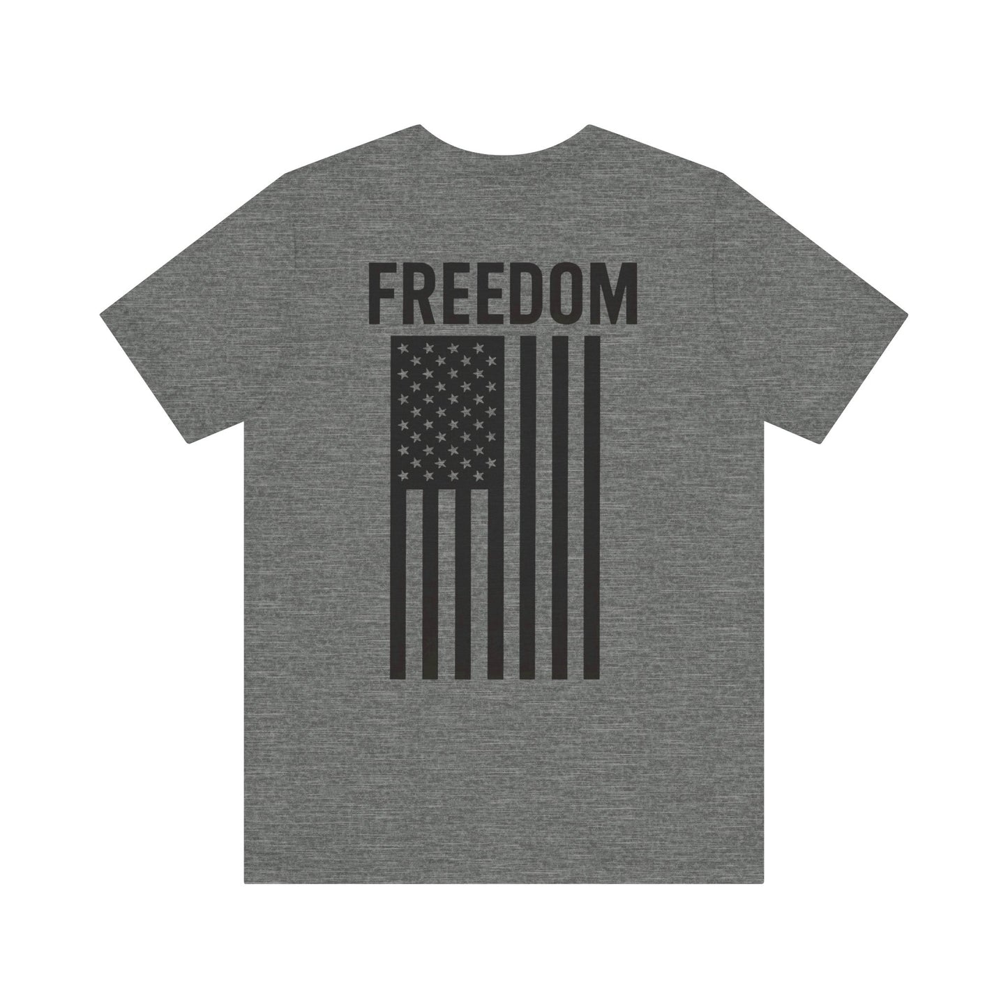 Freedom Flag Unisex Tee - Patriotic Shirt for Independence Day, Casual Wear, USA Pride, Gift for Veterans, Summer Style