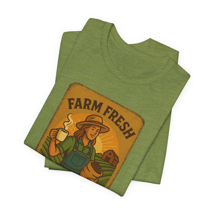 Farm Fresh Unisex Jersey Tee - Pipeline Roast Co.