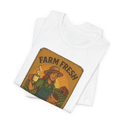 Farm Fresh Unisex Jersey Tee - Pipeline Roast Co.