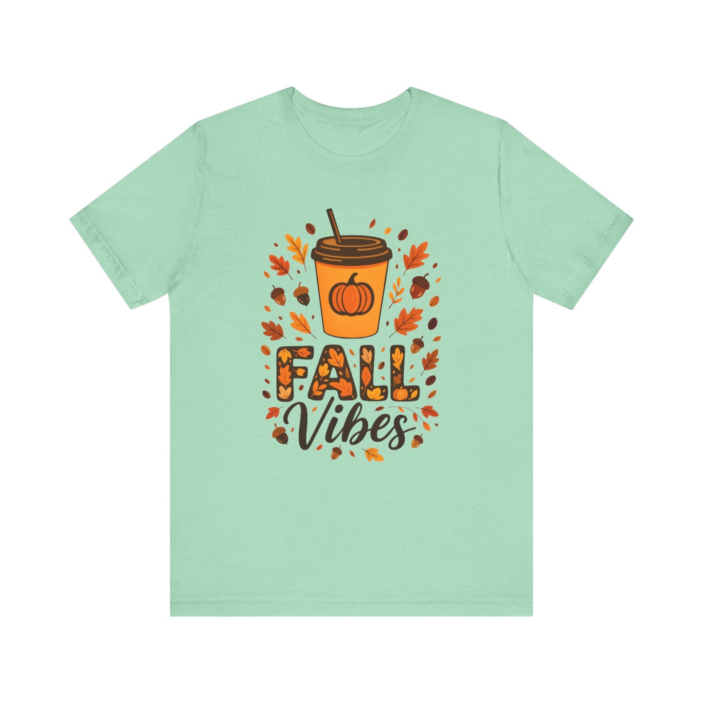 Autumn Coffee Lover Tee - Fall Vibes Unisex Shirt, Perfect for Cozy Days, Pumpkin Spice, Thanksgiving Gift, Seasonal Fashion, Casual Wear
