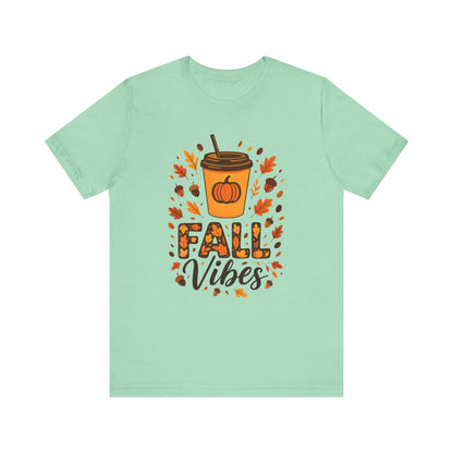 Autumn Coffee Lover Tee - Fall Vibes Unisex Shirt, Perfect for Cozy Days, Pumpkin Spice, Thanksgiving Gift, Seasonal Fashion, Casual Wear