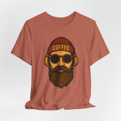 Coffee Lover's Unisex Tee - Perfect for Baristas, Father's Day, Casual Wear, Gifts, Coffee Shop Vibe, Hipster Style