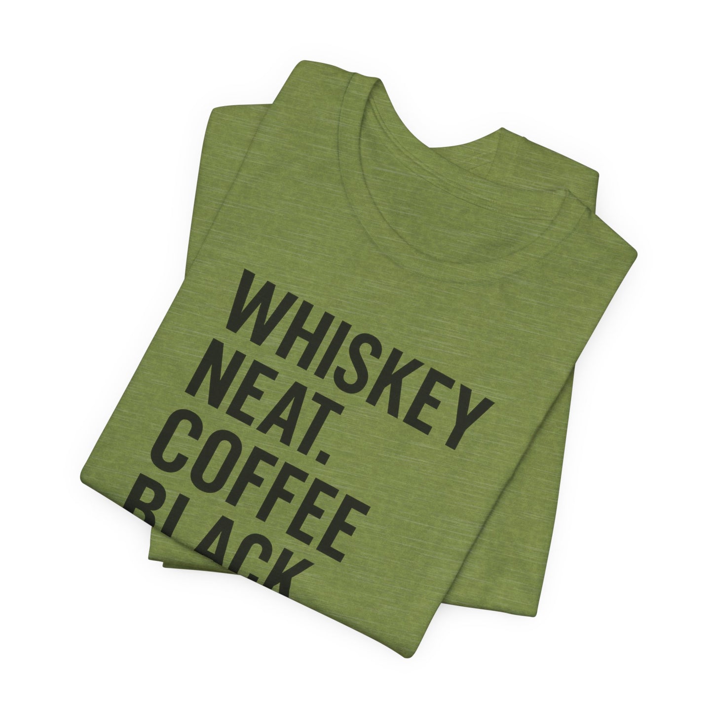 Whiskey and Coffee Graphic Tee - Perfect for Coffee Lovers, Gift Idea for Men and Women, Casual Wear, Birthday, Everyday Style