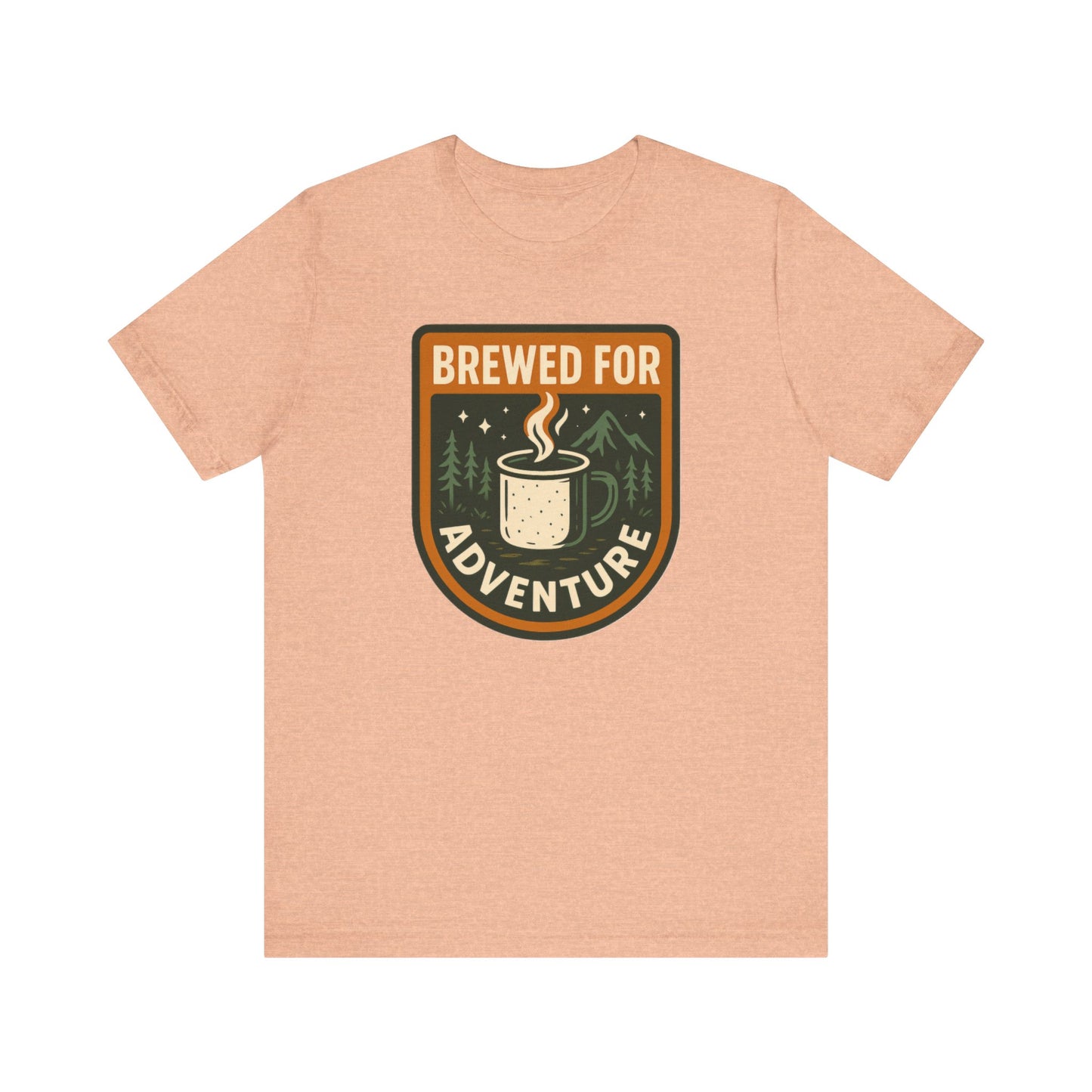 Adventure Brewed Graphic Tee - Perfect for Outdoors Lovers, Travel, Hiking, Camping, Gift for Adventurers