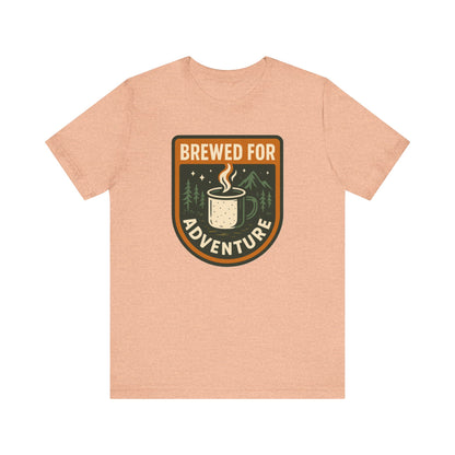 Adventure Brewed Graphic Tee - Perfect for Outdoors Lovers, Travel, Hiking, Camping, Gift for Adventurers