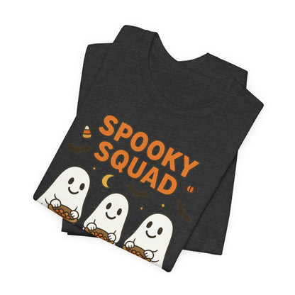 Spooky Squad Coffee Ghosts Tee – Halloween Shirt for Coffee Lovers