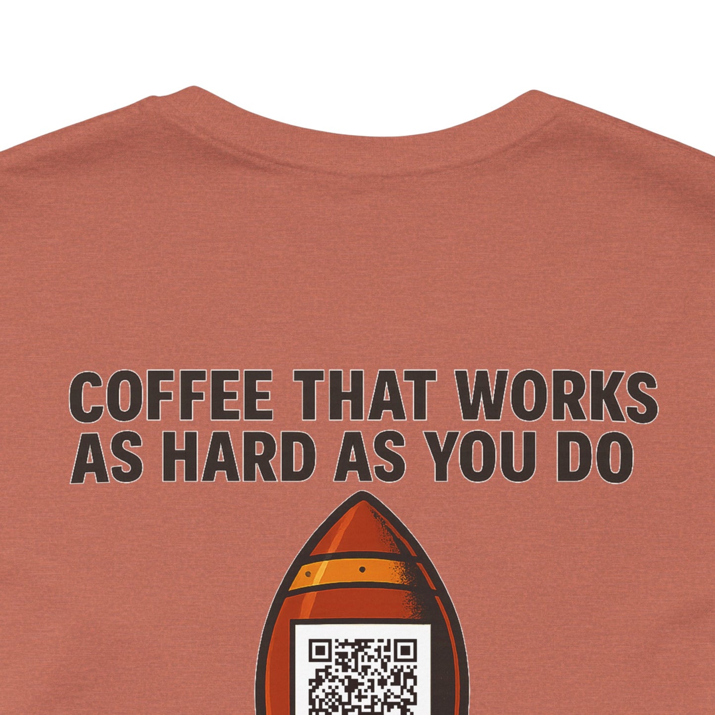 Coffee-Focused Promotional Rocket Tee, Motivational Shirt, Gift for Coffee Lovers, Fun Relaxed T-Shirt, Everyday Casual Wear