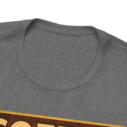 Steel Worker Coffee T-Shirt – Industrial Graphic Tee for Hardworking Coffee Fans