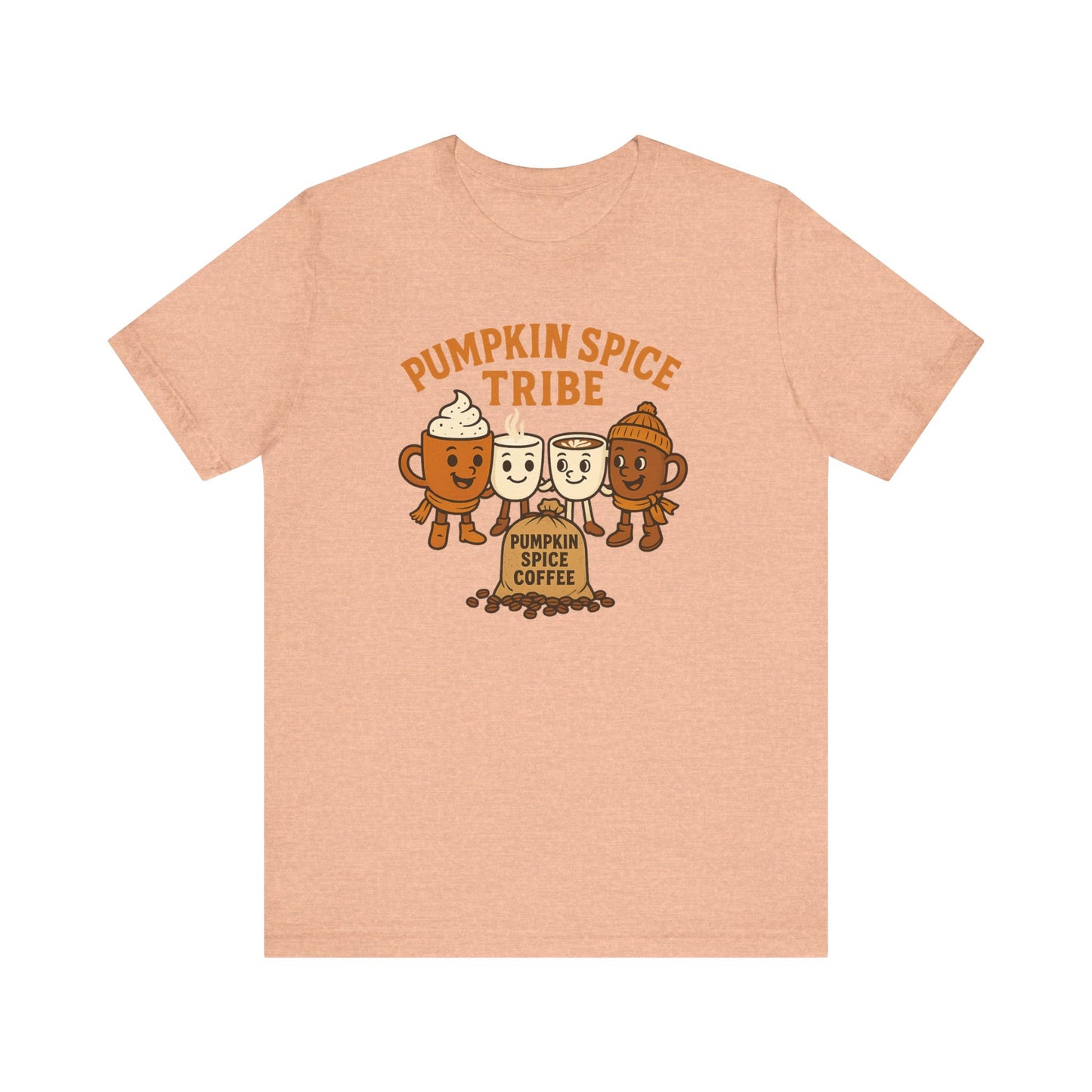 Pumpkin Spice Tribe Tee, Fall T-Shirt, Coffee Lover Gift, Unisex Shirt, Autumn Apparel, Pumpkin Spice Shirt