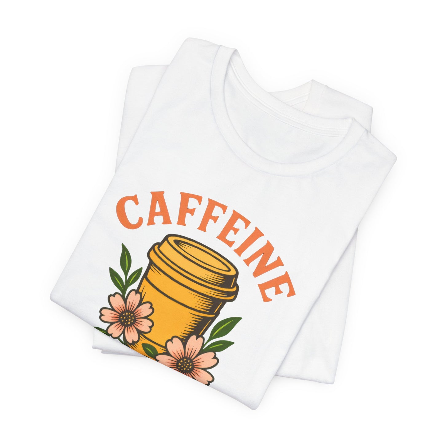 Caffeine Queen Tee - Perfect for Coffee Lovers, Casual Wear, Gifts, Birthdays or Coffee-Themed Events, Fun and Stylish!