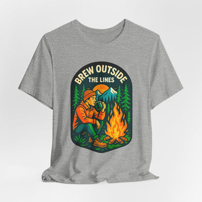 Outdoor Adventure Tee with Retro Campfire Design, Unisex Casual Shirt, Perfect for Camping, Hiking, Gifts for Nature Lovers, Outdoor [...]