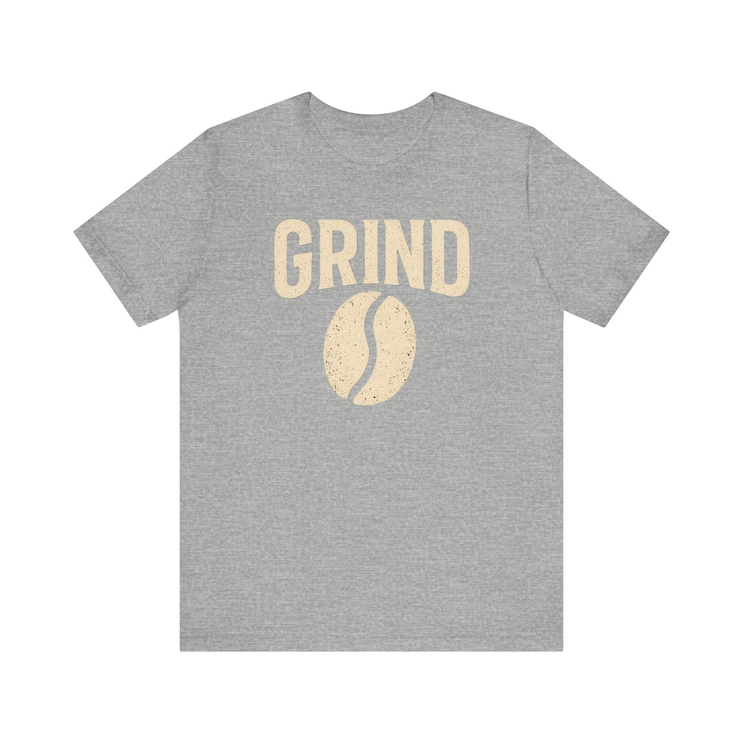 Unisex Coffee Grind Tee - Motivational Workout Shirt, Perfect for Coffee Lovers, Gym Enthusiasts, Gift for Coffee Lovers, Casual Wear