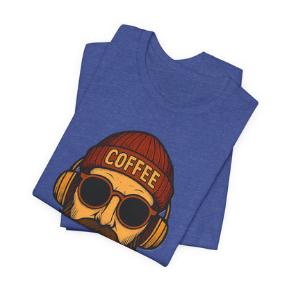 Coffee Lover's Unisex Tee - Perfect for Baristas, Father's Day, Casual Wear, Gifts, Coffee Shop Vibe, Hipster Style