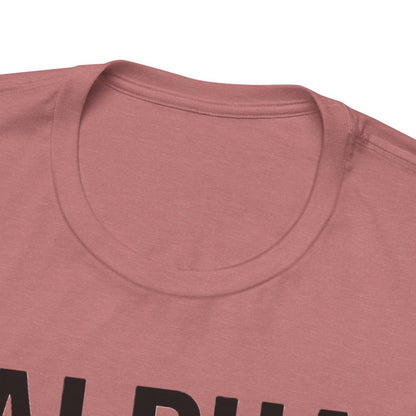 Alpha Fuel Unisex Tee, Coffee Lover T-Shirt, Gift for Baristas, Dog and Cat Owners Gift, Casual Everyday Wear