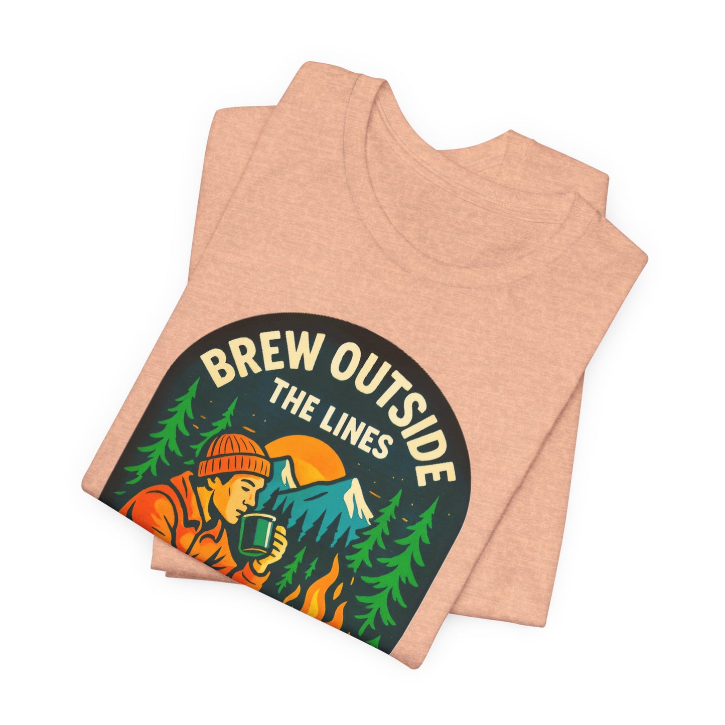 Outdoor Adventure Tee with Retro Campfire Design, Unisex Casual Shirt, Perfect for Camping, Hiking, Gifts for Nature Lovers, Outdoor [...]