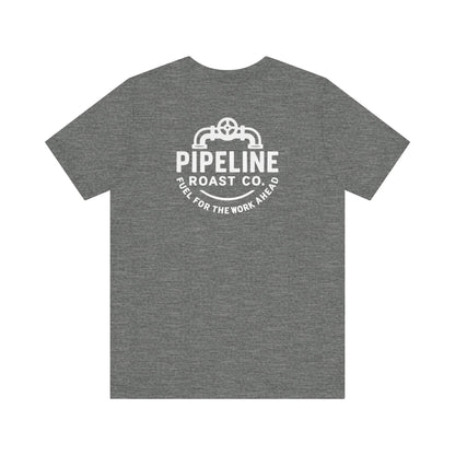 Steel Worker Coffee T-Shirt – Industrial Graphic Tee for Hardworking Coffee Fans