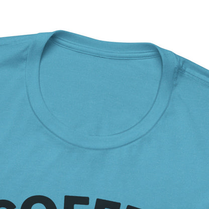 Coffee Lover’s Unisex Tee | Cute Cow Design | Perfect for Casual Gatherings, Birthdays, Coffee Lovers, Gifts