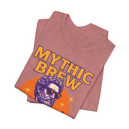 Mythic Brew Tee - Unisex Graphic T-Shirt, Coffee Lover Shirt, Gifts for Him, Vintage Style Tee, Casual Wear