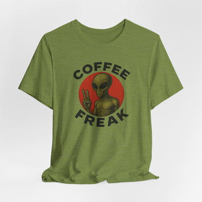 Coffee Freak Unisex Jersey Short Sleeve Tee, Cute Alien Tee, Funny Coffee Shirt for Coffee Lovers, Quirky Graphic Tee, Perfect for [...]