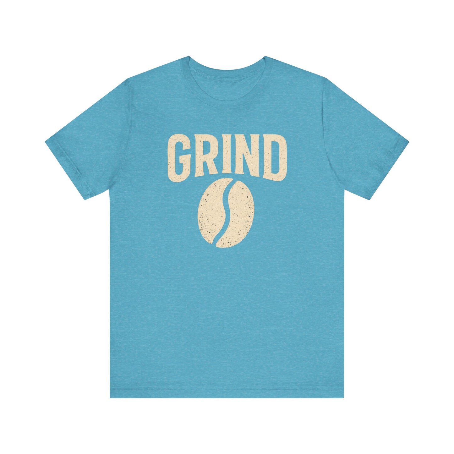 Unisex Coffee Grind Tee - Motivational Workout Shirt, Perfect for Coffee Lovers, Gym Enthusiasts, Gift for Coffee Lovers, Casual Wear